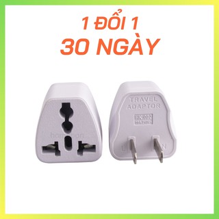 Phích cắm chuyển từ 2 chân sang 3 chân – 10a ~ 250v