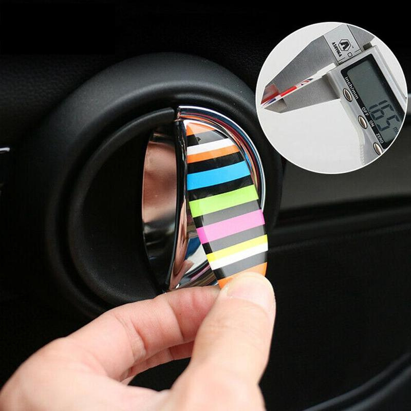 Set 2 Miếng Dán Kính 3D Trang Trí Nội Thất Xe Hơi BMW MINI COOPER R56 R55 R60 R61 Countryman F55 F56 F60