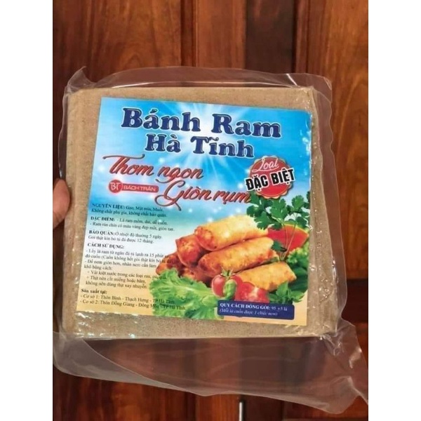 Bánh ram Hà Tĩnh (cuốn nem/chả giò)
