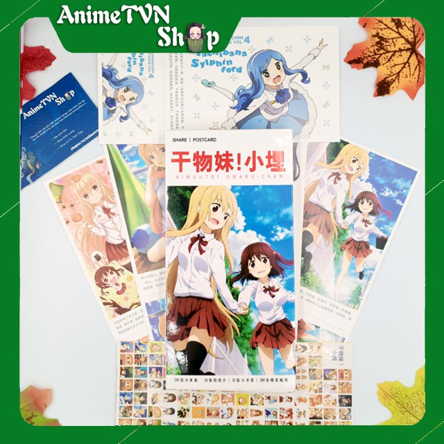 Hộp Postcard Bưu thiếp (Trọn bộ 340 Hình có Sticker) Anime/Manga Himouto! Umaru-chan (Umaru)