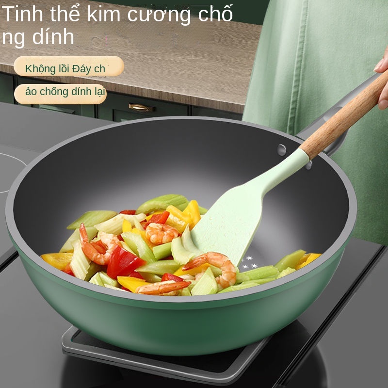 Nồi súp 304 bằng thép không gỉ dày gia đình với công suất lớn nấu cháo hấp nồi canh hầm gas bếp từ chuyên dụng