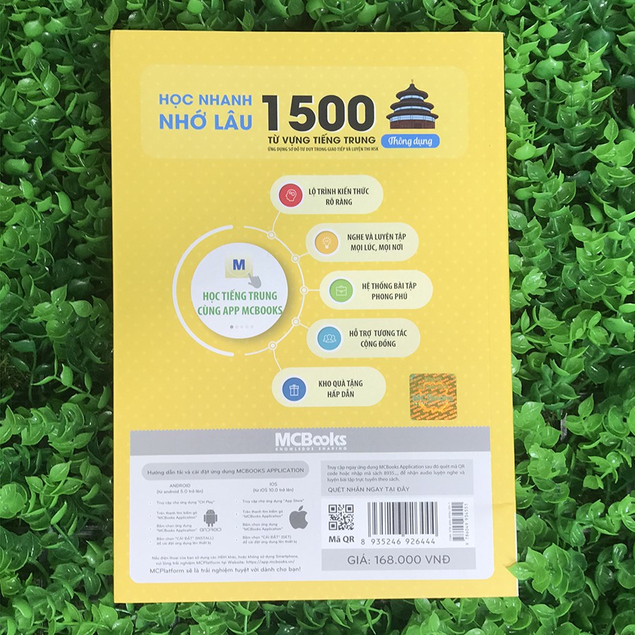 Sách - Học Nhanh Nhớ Lâu 1500 Từ Vựng Tiếng Trung Thông Dụng - Ứng Dụng Sơ Đồ Tư Duy Trong Giao Tiếp Và Luyện Thi HSK