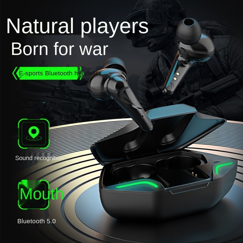 Tai Nghe Không Dây Bluetooth Gaming Apro366 5.0 TWS, Bass Mạnh Mẽ, Độ Trễ Cực Thấp Khi Chơi Game
