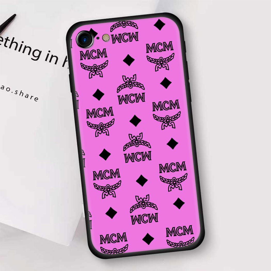 IPHONE MCM Ốp Lưng Silicone Mềm In Hình Mcm Cho Iphone X / Xr / Xs Max / 5 / 6 / 5s / 6s / 7 / 8 Plus / Se