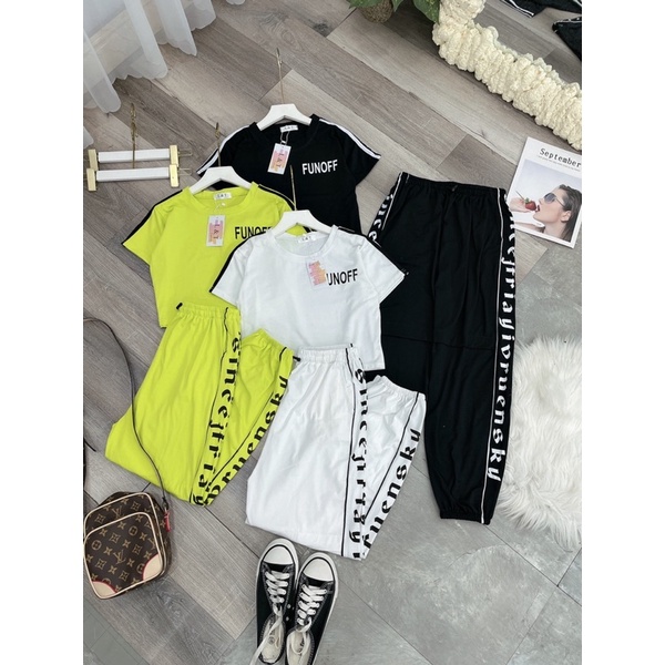 SÉT BỘ THỂ THAO CROPTOP 3 MÀU HOT HIT 1111lt