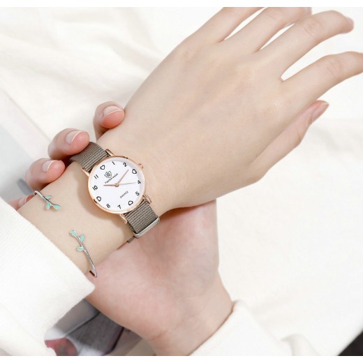 ĐỒNG HỒ NƯ DÂY VẢI DÙ FASHION WATCH D299 PHONG CÁCH HÀN QUỐC | BigBuy360 - bigbuy360.vn