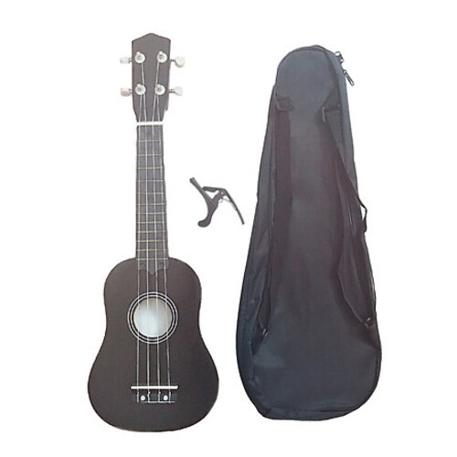 Đàn Ukulele Soprano Size 21 Woim 35A15 Đủ Màu Tặng Kèm Capo Và Bao Vải Thời Trang