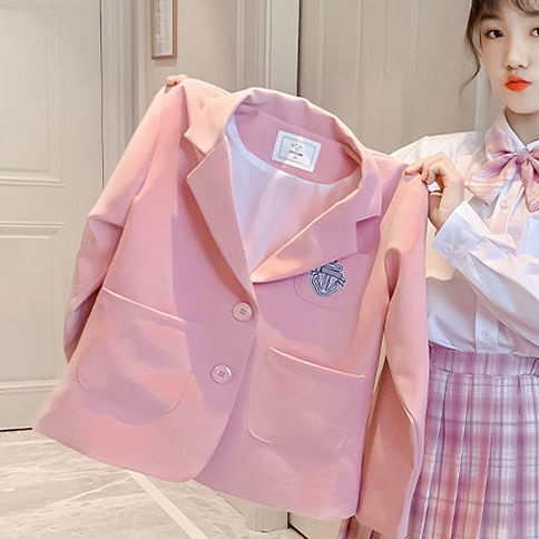 Bộ Đồng Phục Học Sinh Nhật Bản Ba Mảnh Kẻ Sọc Caro Phong Cách Mới 2021jk