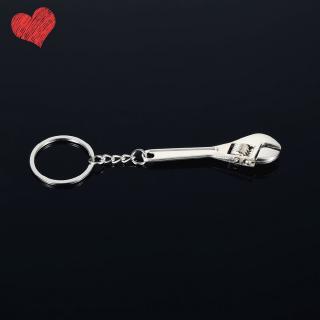 Practical Tool Wrench Monkey Spanner Key Chain Car Metal Keyring