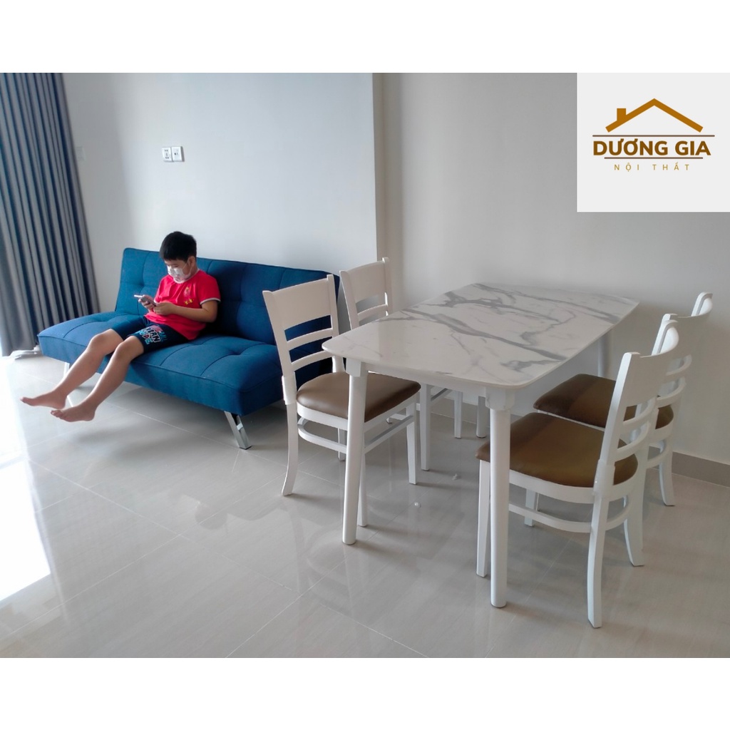 Bộ Bàn ăn Cabin Giả Đá 4 Ghế miễn phí ship hcm