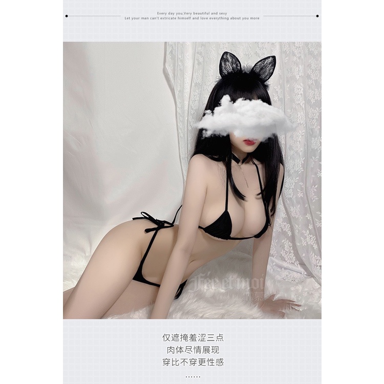 BK061 -Bộ Đồ Lót Gồm Áo Ngực Ren Sexy Và Quần Lót Lọt Khe -cochunhochuyensi | BigBuy360 - bigbuy360.vn