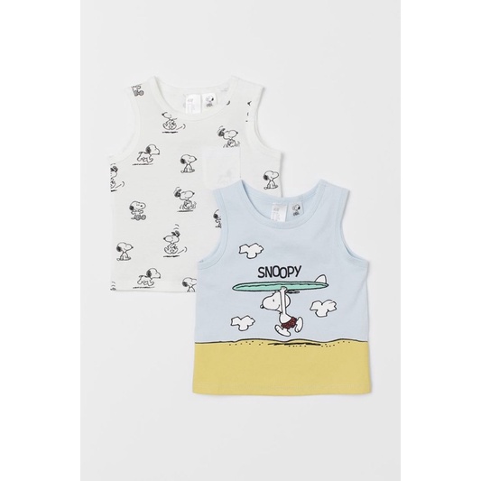 Set 2 áo ba lỗ cotton bé trai vợt sale