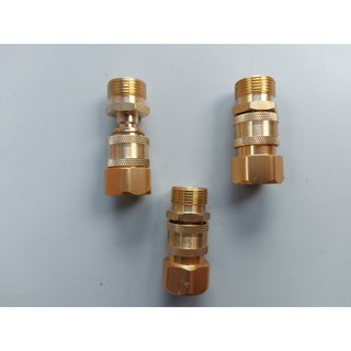 Bộ Khớp Đồng Nối Nhanh Từ Máy Rửa Xe Ra Đầu Dây Cao Áp -Bộ nối nhanh đầu nước ra máy xịt rửa áp lực cao với dây rửa
