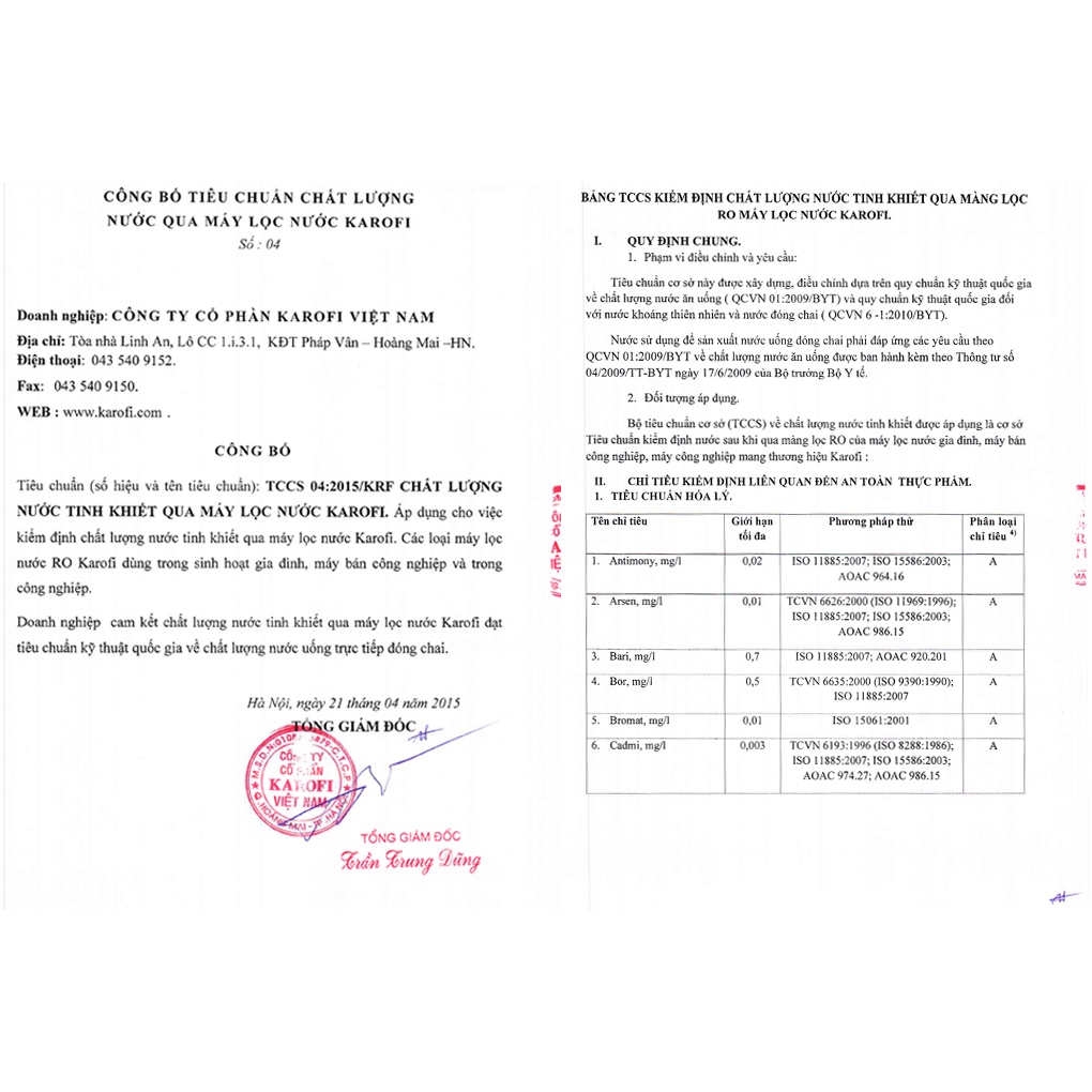Máy lọc nước RO Karofi KSI80-A 8 lõi