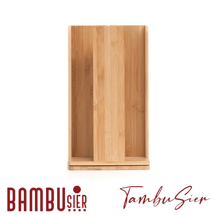 [BAMBOO] Kệ đa năng để ly cốc chai lọ gia vị nhà bếp xoay tròn bằng tre tự nhiên [STAND]