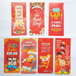 Lì xì mẫu mới  8k /xấp /10c
