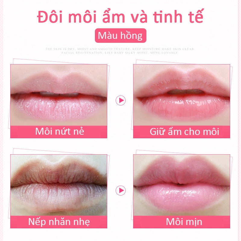 [HCM] Run Sleep Lip Mask Tẩy tế bào chết dưỡng ẩm Lip Balm Chăm sóc môi Lip -CM0001