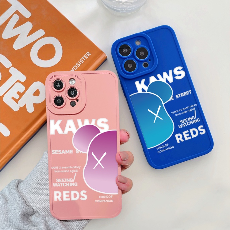 Ốp lưng iphone cạnh vuông lỗ camera kaws red 6s/6splus/7/7plus/8/8plus/x/xr/xs/11/12/13/pro/max/plus/promax-Awifi U4-5 | BigBuy360 - bigbuy360.vn
