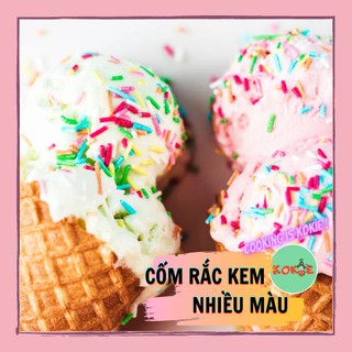 Cốm nhiều màu trang trí rắc kem 10g/túi