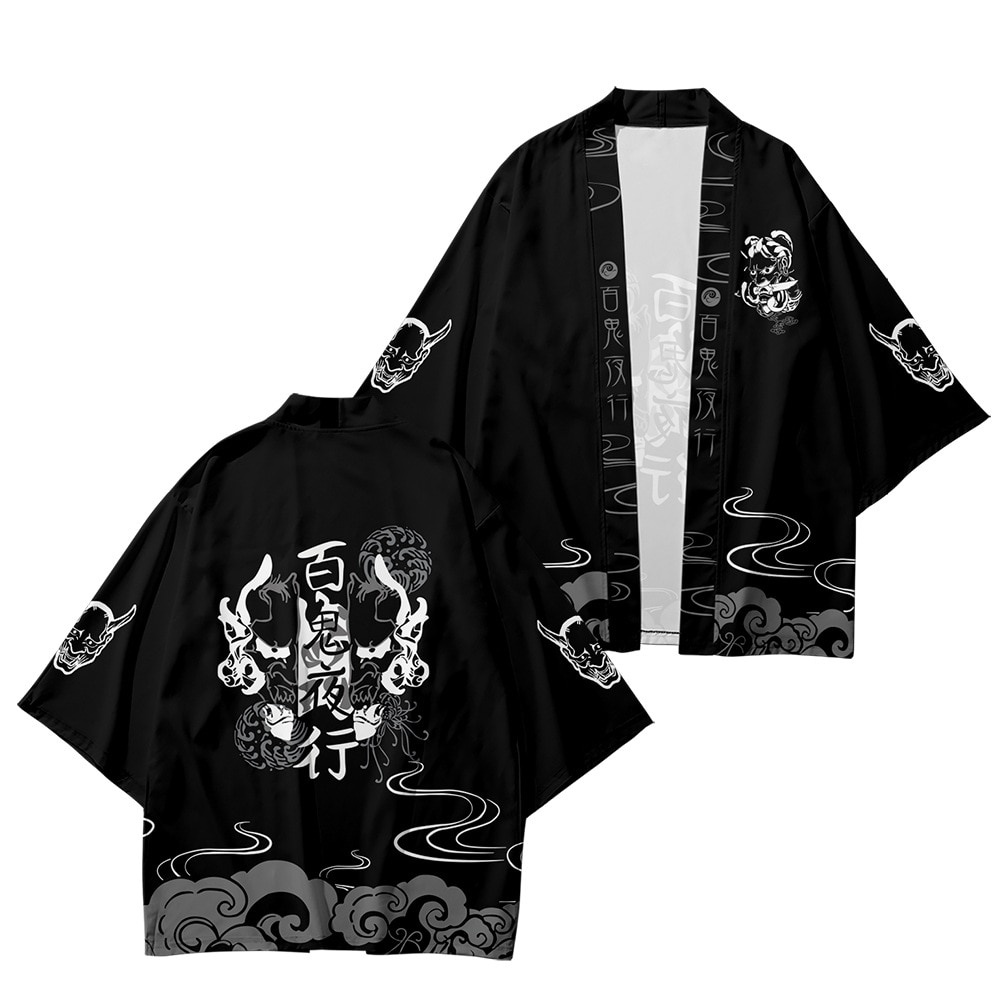 Áo Kimono hóa trang nhân vật anime Yukata Haori thời trang Nhật Bản