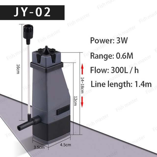 Máy lọc váng Sunsun JY02 - phụ kiện thủy sinh cá tép cảnh