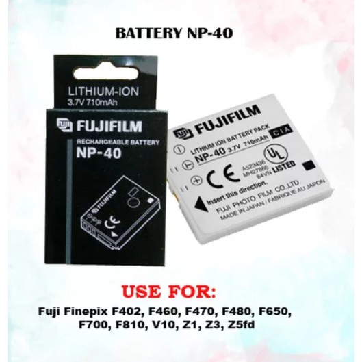 Bộ pin sạc thay thế cho Fujifilm NP-40