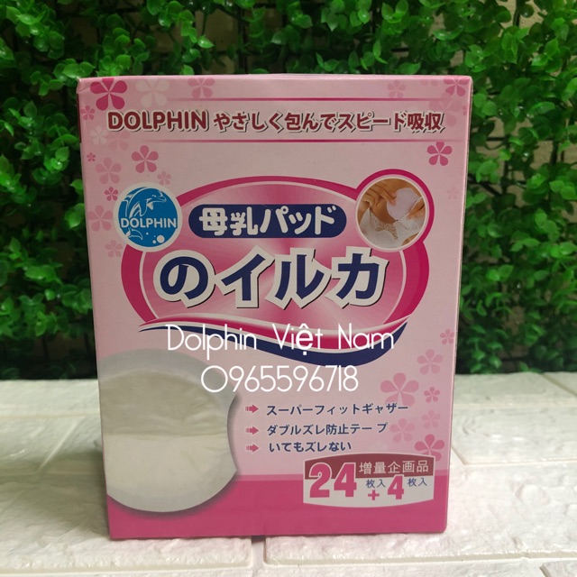 Thấm sữa Dolphin 24+4 miếng