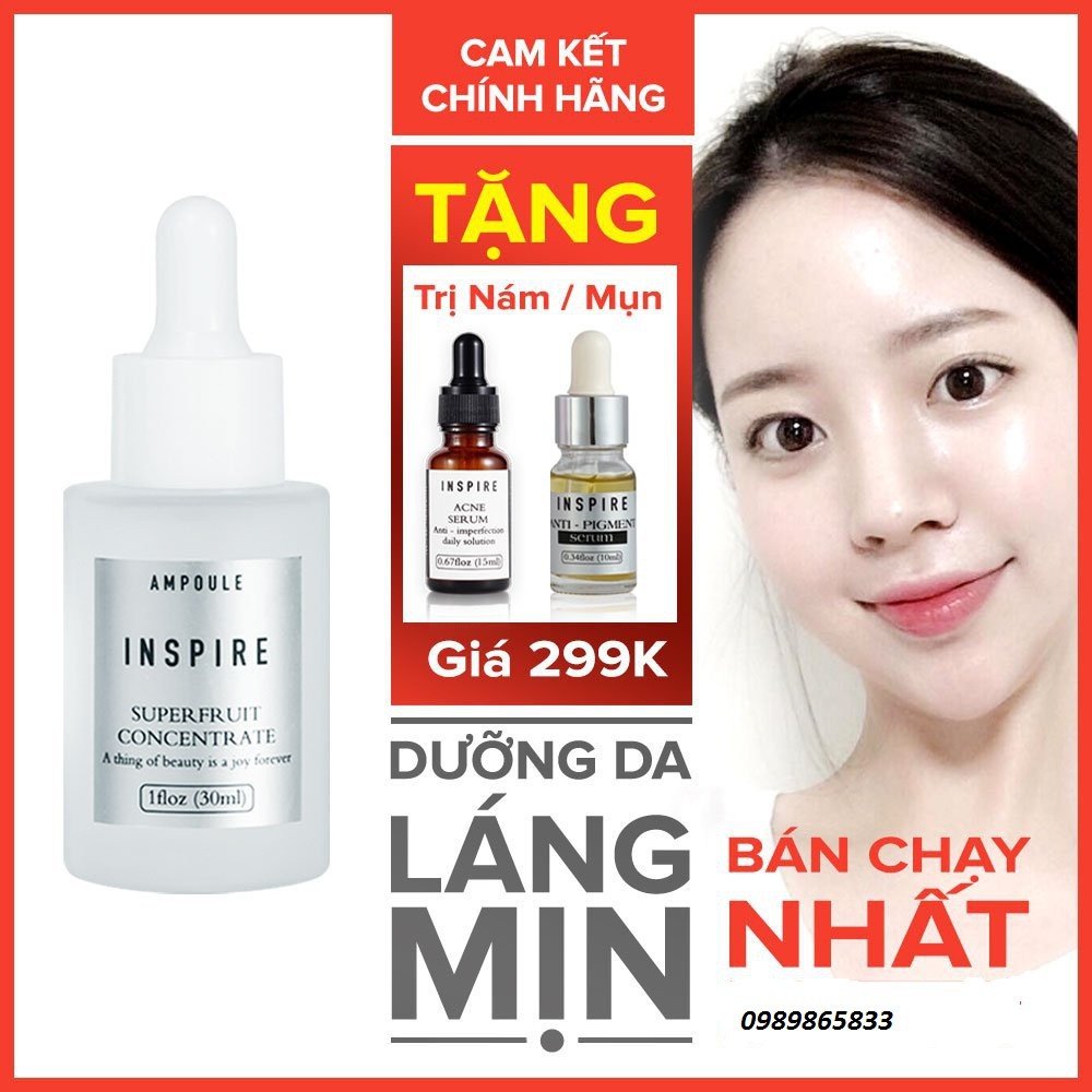 Serum Tinh Chất Căng Bóng Da Inspire (Kèm quà tặng)