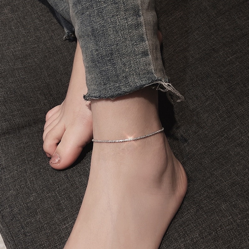 Dây chuyền bạc 925 xoắn xù Unisex nam nữ phong cách thanh lịch Hàn Quốc thiết kế đơn giản S925