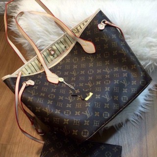 Set túi Neverfull kèm ví chất đẹp