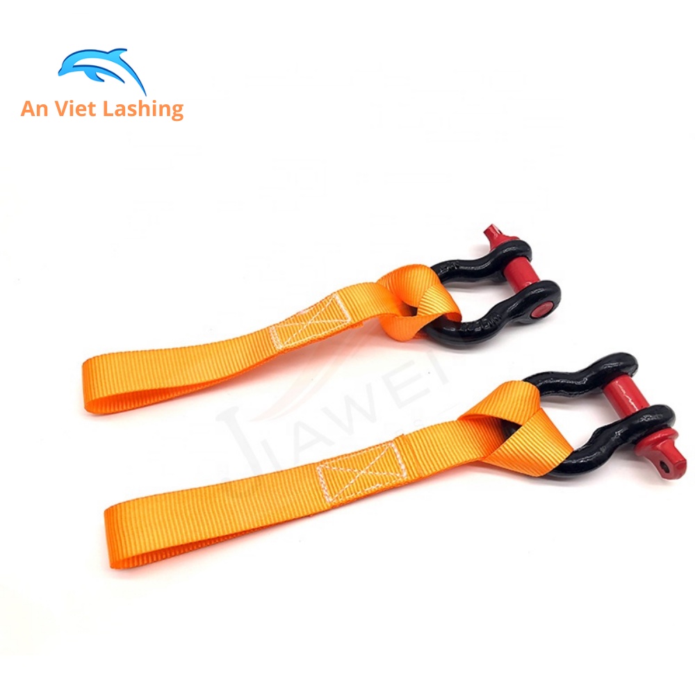 Vòng dây tăng mềm dùng để cố định hàng trên xe dễ dàng và tránh trầy xước cho hàng hóa
