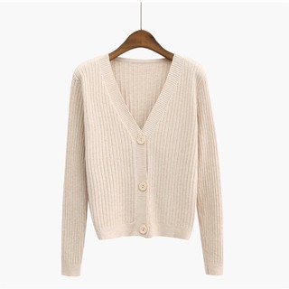 Áo Len Cardigan Dáng Ngắn Freesize