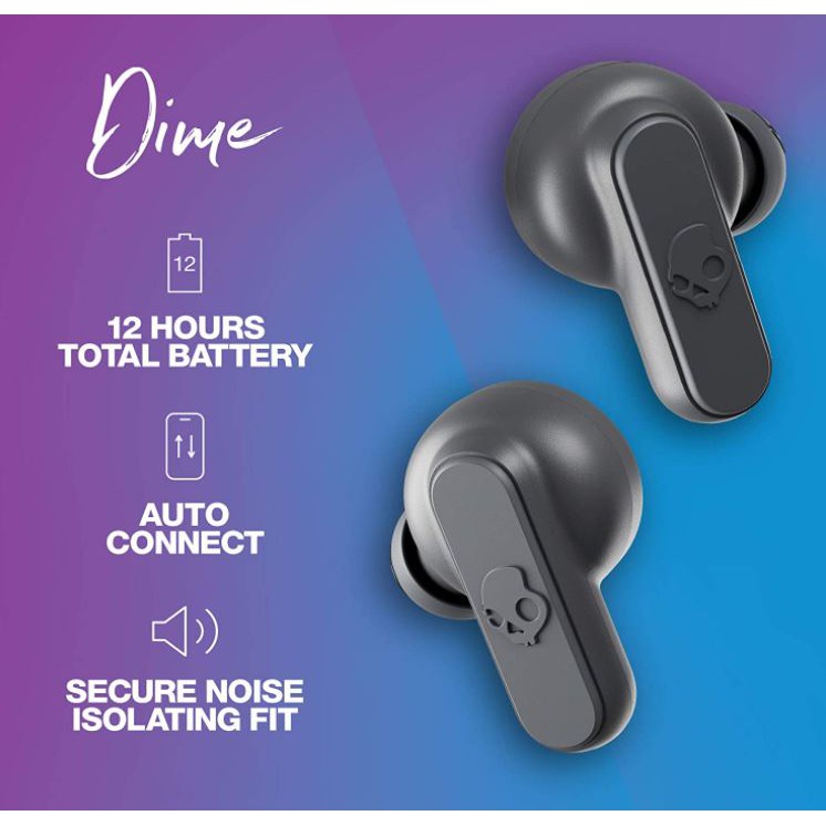 [MẪU MỚI NHẤT 2021] Tai nghe nhét tai bluetooth Skullcandy DIME True Wireless - Bảo Hành 12 tháng Chính Hãng