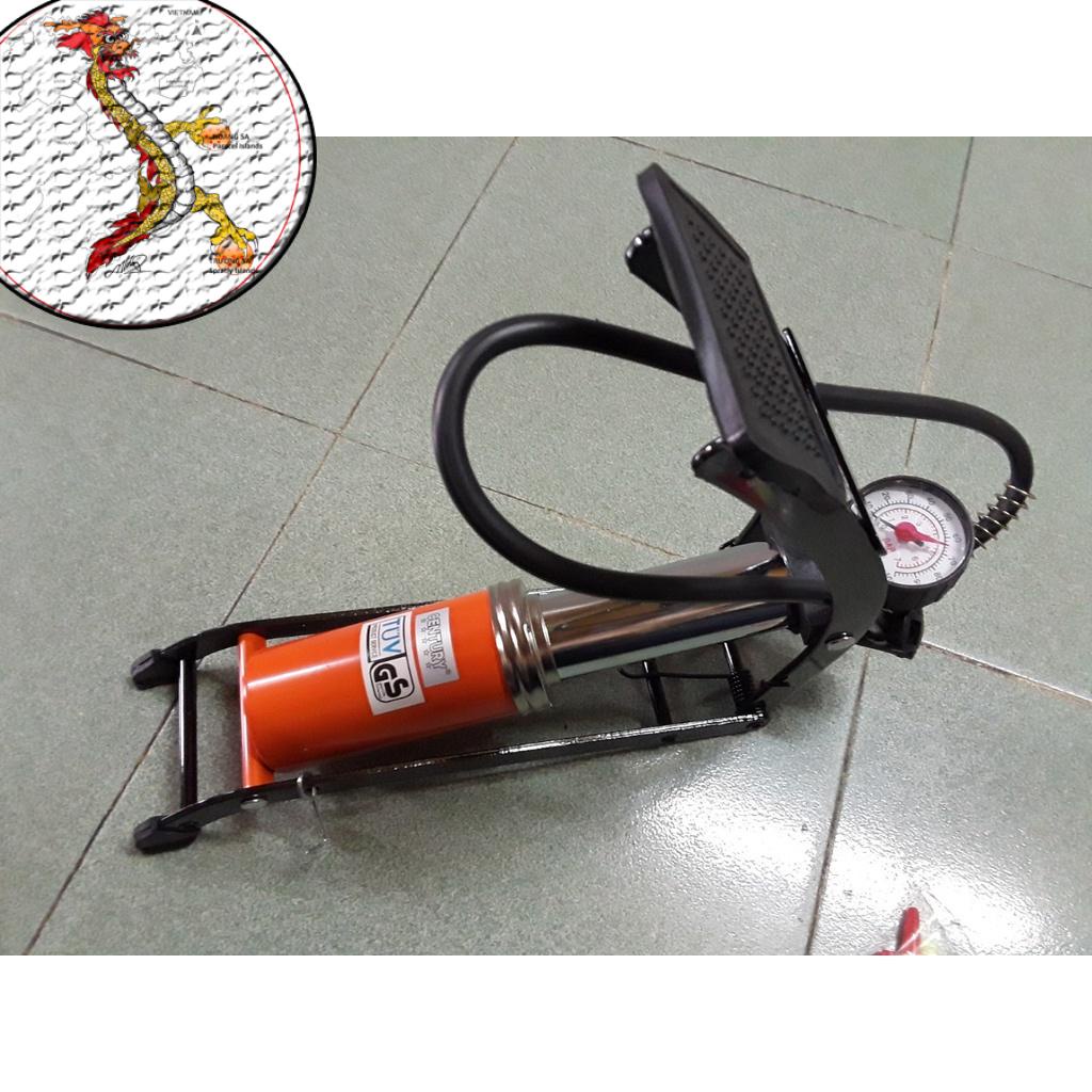 [Rẻ vô địch] Bơm xe đa năng loại bơm dẫm/ bơm chân, siêu bơm xe máy xe đạp hàng xịn [chạy bằng cơm]