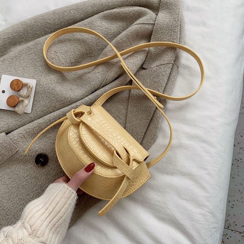 Túi Đeo Chéo Mini Giả Da Cá Sấu Thời Trang Hàn Quốc Cao Cấp Phong Cách Phương Tây Dành Cho Nữ
