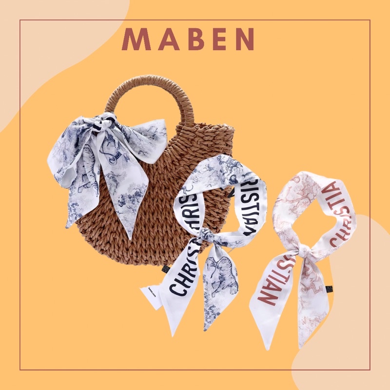 Khăn quấn túi xách christian - Maben