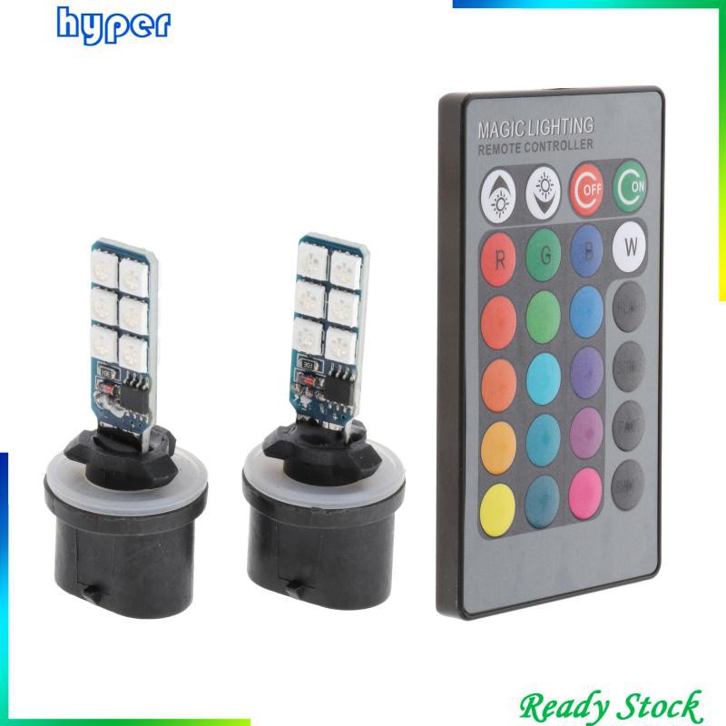 Set 2 Bóng Đèn Pha Led Phá Sương Mù 880 881 H1 H3 Rgb Chuyên Dụng Cho Xe Hơi