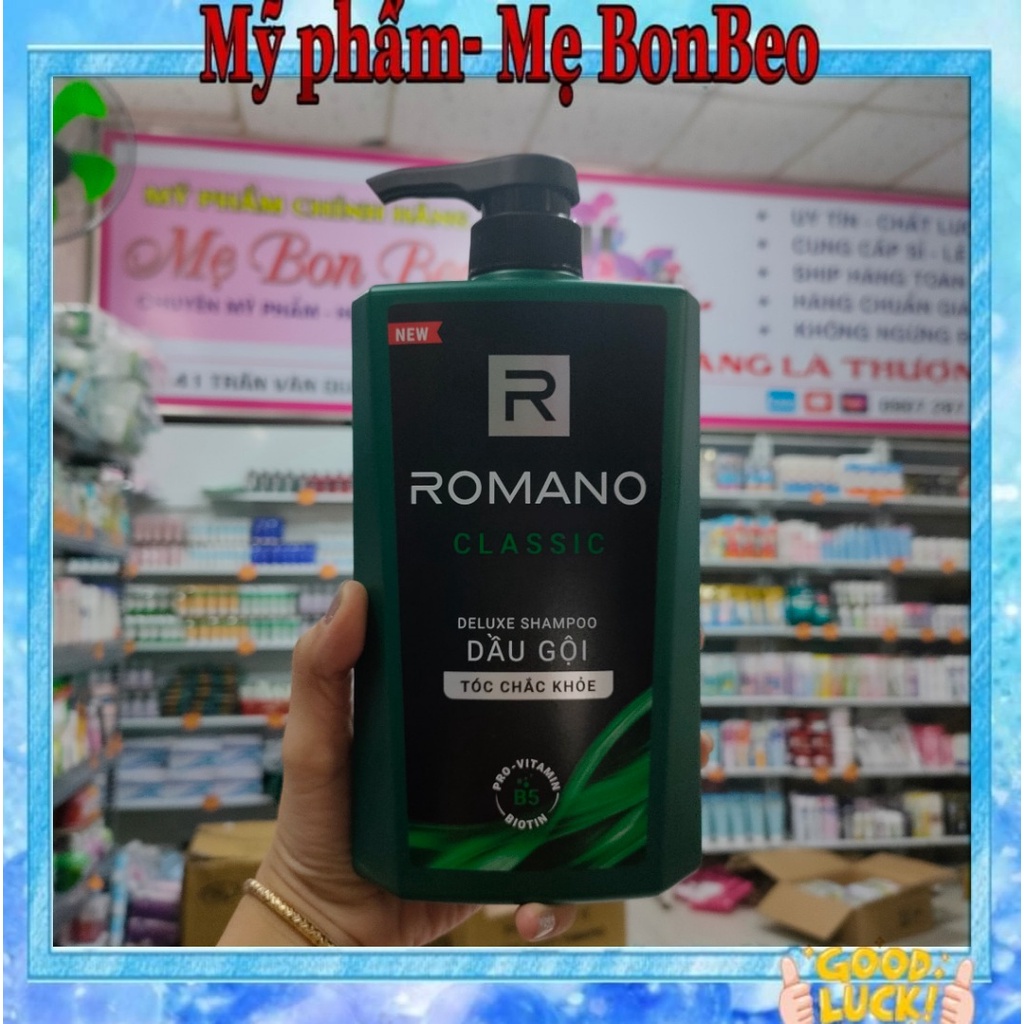 Dầu gội Romano hương nước hoa Classic/Attitude 900g