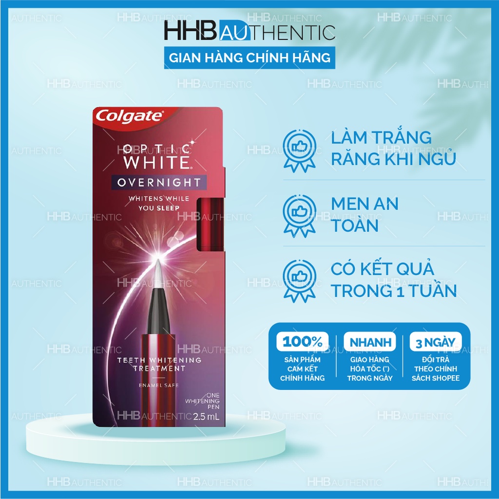 Bút làm trắng răng qua đêm Colgate 2,5ml - Xuất xứ Mỹ