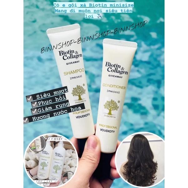 Dầu Gội Xả Biotin 30ml