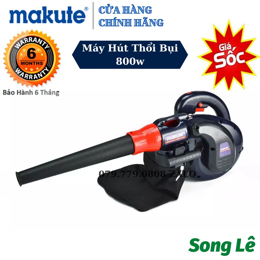 Máy Hút Bụi - Thổi Bụi Makute Pb001 | Công Suất 800W - 2 Chức Năng - Tặng Đủ Phụ Kiện