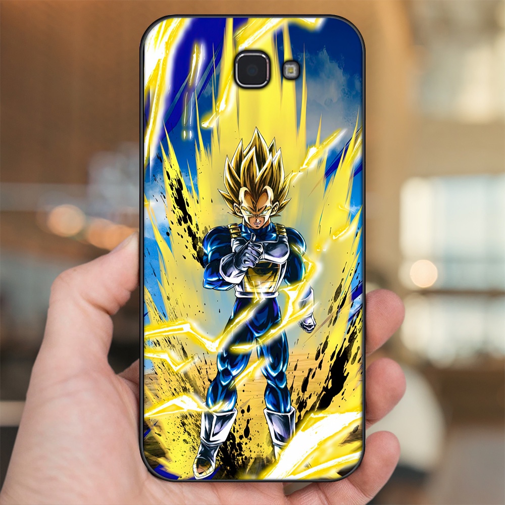 Ốp lưng Samsung J5 Prime, J7 Prime viền đen in hình Vegeta Dragon Ball