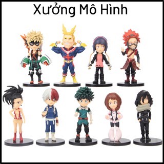 🔥Có Lẻ🔥 Mô Hình 9 Nhân Vật Học Viện Siêu Anh Hùng  - My Hero Academia