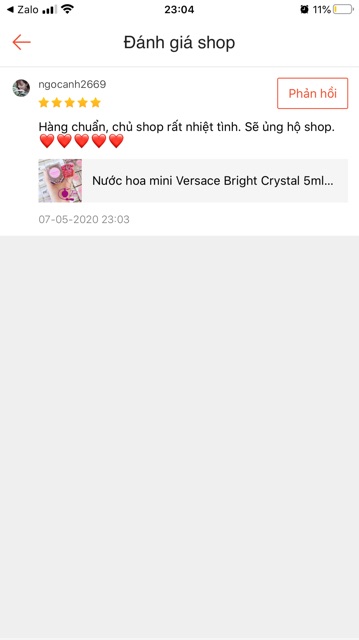 Nước hoa mini Versace Bright Crystal 5ml chính hãng | Thế Giới Skin Care