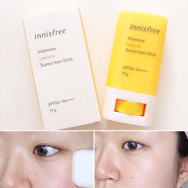 Kem chống nắng thỏi Innisfree intensive leisure suncreen stick SPF50+/PA++++