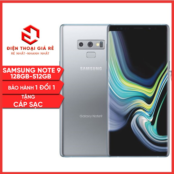 Điện Thoại SamSung Galaxy Note 9 2 Sim 99% - RAM 6GB, Bản 128GB/512GB - [Giá rẻ Hà Nội, BH 3 tháng1 đổi 1 - Tặng củ cáp] | BigBuy360 - bigbuy360.vn