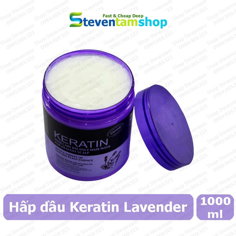 Hấp dầu Keratin Lavender 1000ml