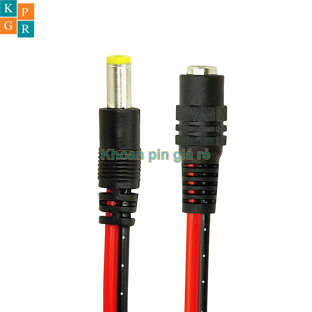 KPGR Dây nguồn DC 5.5mm x 2.1mm dài 25cm