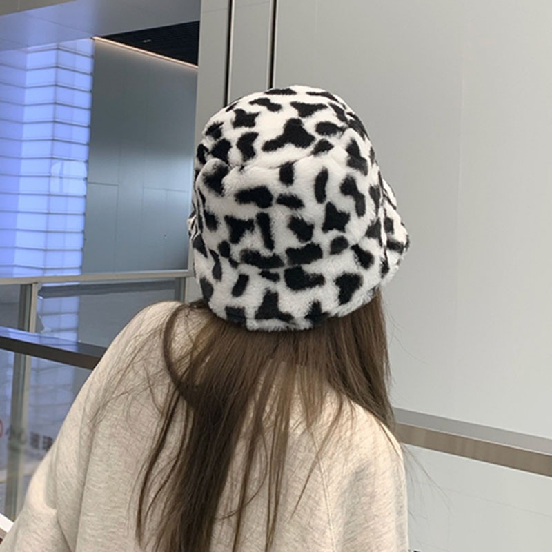 Nón Tai Bèo Phối Lông Dày Dặn Ấm Áp Thời Trang Thu Đông Cho Nữ