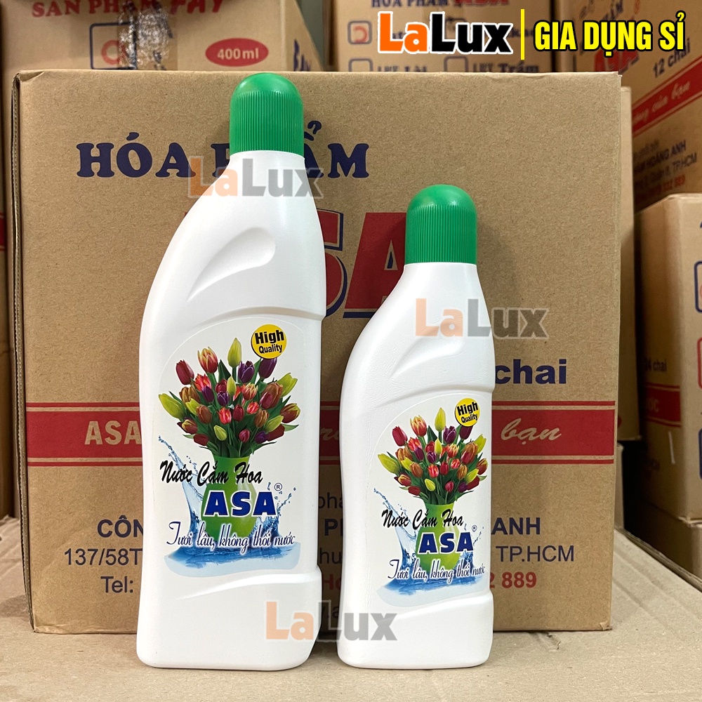 Nước Dưỡng Hoa Tươi Lâu ASA Đậm Đặc 400 / 200ML - Nước Cắm Hoa Tươi Lâu Siêu Dưỡng Hoa Lâu Tàn Lalux
